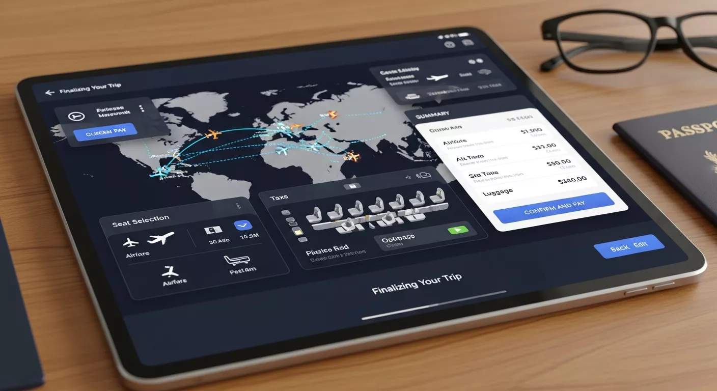 The Flight Reservation System and Finalizing Your Trip