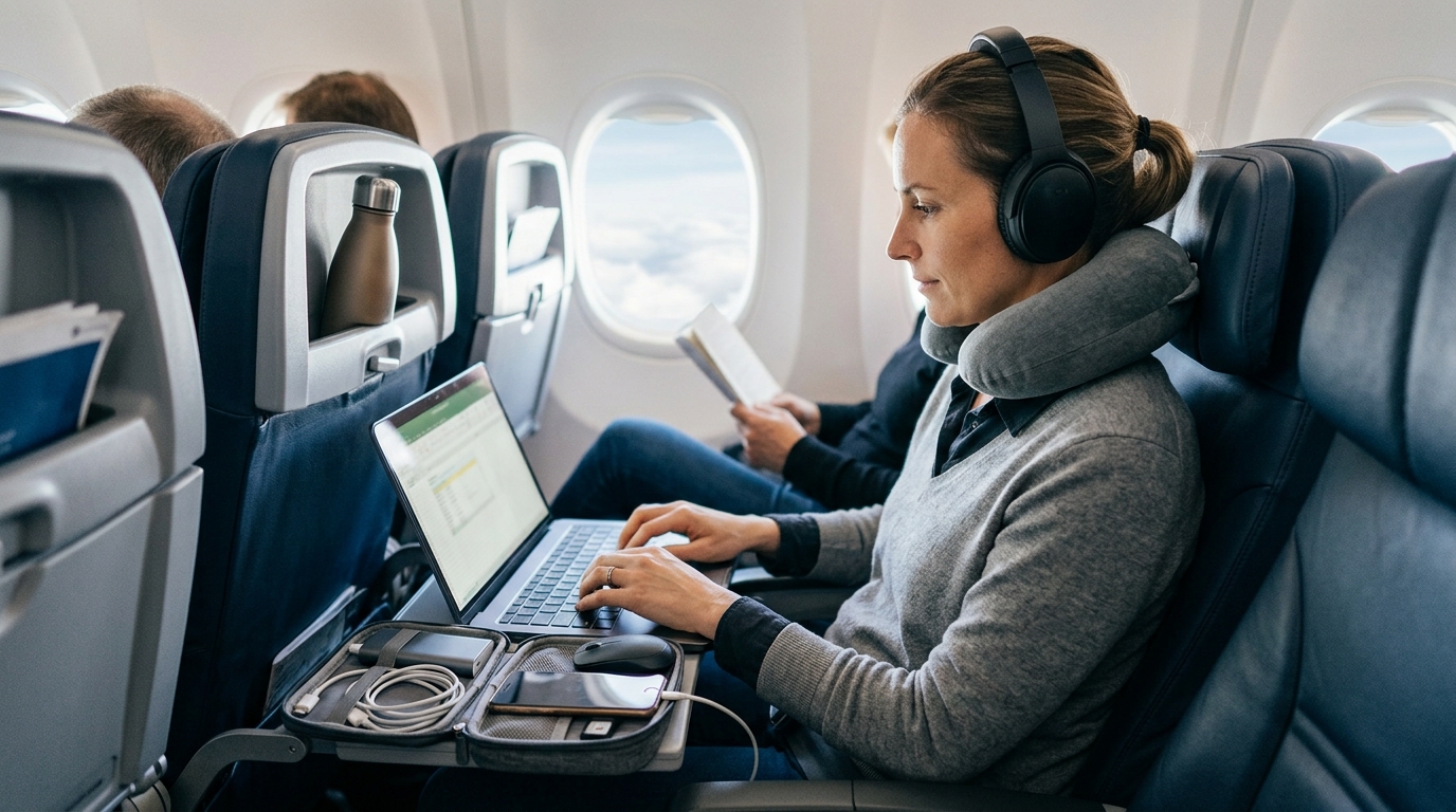 How Do You Prepare for a Productive Flight Before You Board